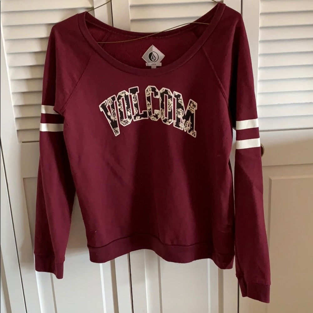 Volcom maroon sweater
